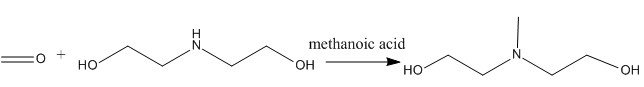 N-Methyldiethanolamine can be prepared by methanal and diethanolamine.