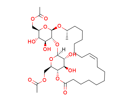 (9Z,17S)-17-[[6-O-Acetyl-2-O-(6-O-acetyl-beta-D-glucopyranosyl)-beta-D-glucopyranosyl]oxy]-9-octadecenoic acid intramol. 1,4''-ester