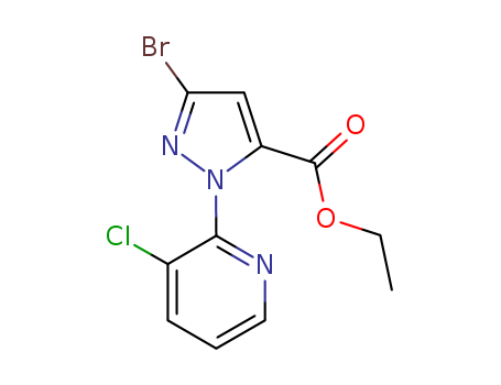 ethyl 3-bromo-1-(3-chloropyridin-2-yl)-1H-pyrazole-5-carboxylate